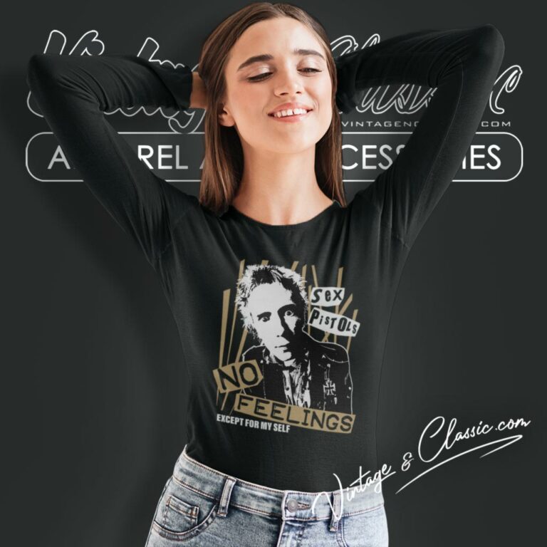 Sex Pistols No Feelings Long Sleeve Tee Sex Pistols No Feelings Long Sleeve Tee