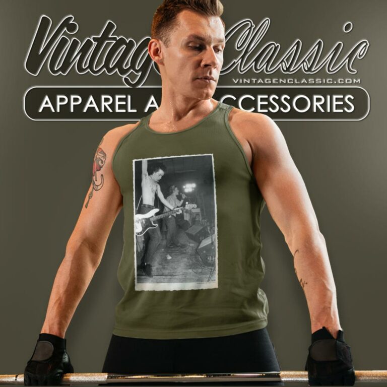 Sex Pistols On Stage Tank Top Racerback Sex Pistols On Stage Tank Top Racerback