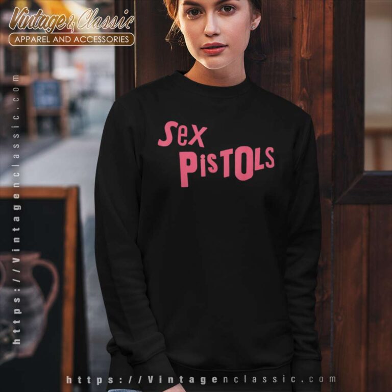 Sex Pistols Pink Logo Sweatshirt Sex Pistols Pink Logo Sweatshirt