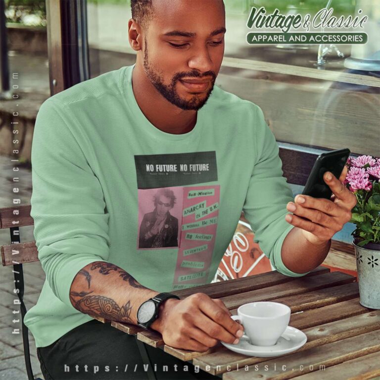 Sex Pistols Pink No Future Premium Sweatshirt Sex Pistols Pink No Future Premium Sweatshirt
