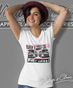 Sex Pistols Pretty Vacant V Neck TShirt