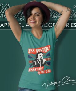 Sex Pistols Shirt Anarchy In The Uk V Neck TShirt