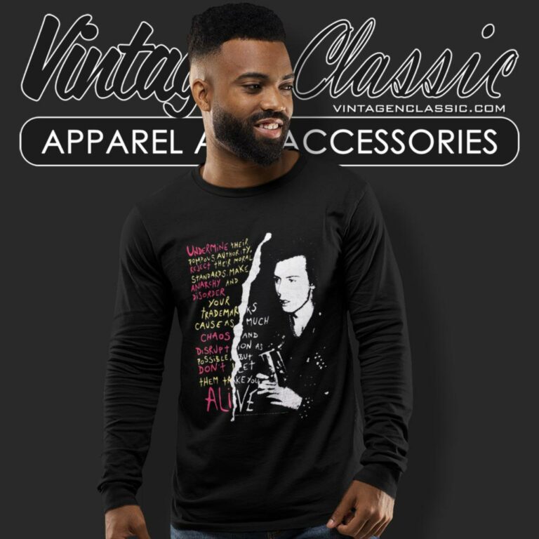 Sex Pistols Sid Vicious 1988 Long Sleeve Tee Sex Pistols Sid Vicious 1988 Long Sleeve Tee