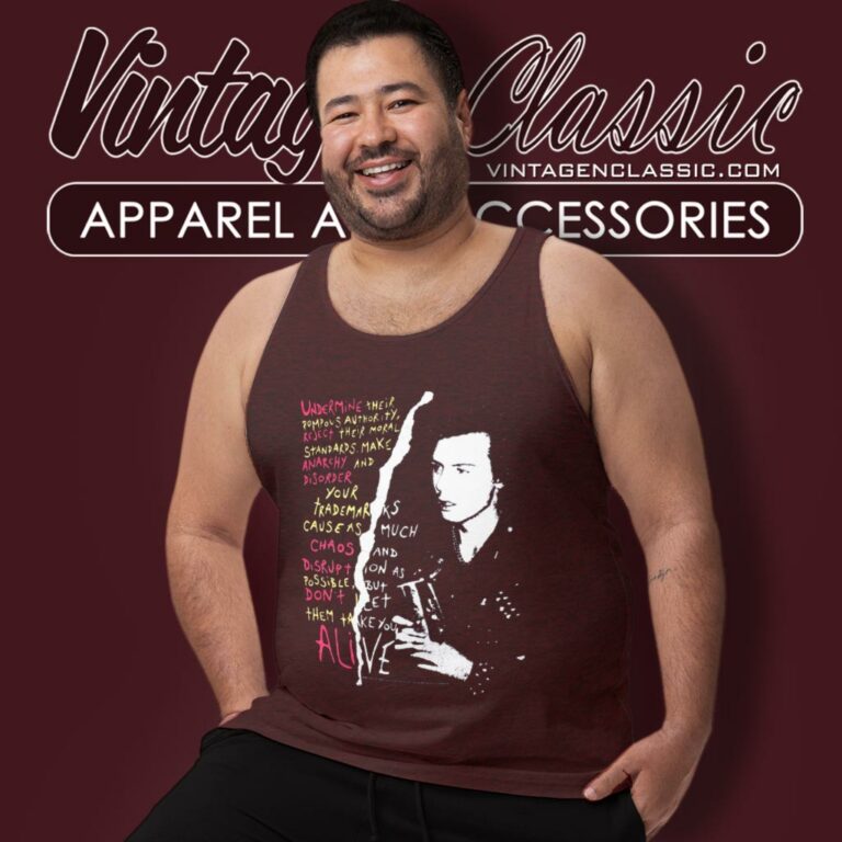 Sex Pistols Sid Vicious 1988 Tank Top Racerback Sex Pistols Sid Vicious 1988 Tank Top Racerback