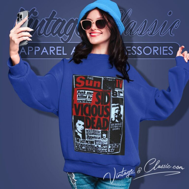 Sex Pistols Sid Vicious Dead Sweatshirt Sex Pistols Sid Vicious Dead Sweatshirt