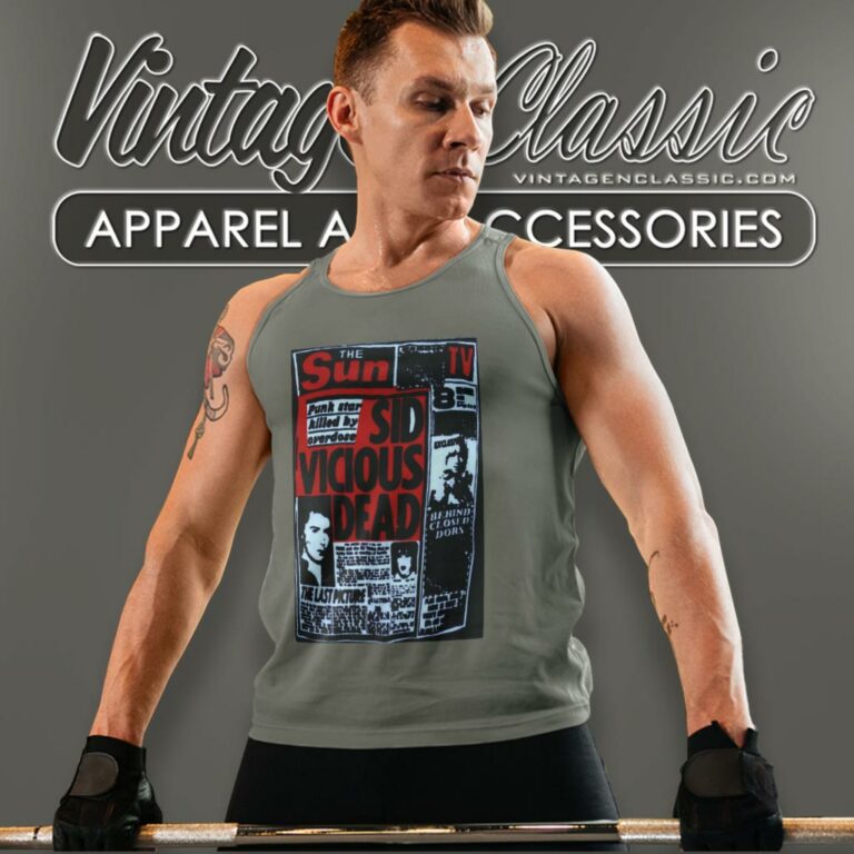 Sex Pistols Sid Vicious Dead Tank Top Racerback 1 Sex Pistols Sid Vicious Dead Tank Top Racerback 1