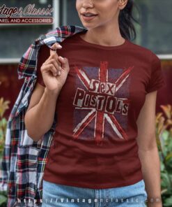 Sex Pistols Union Jack Words Women TShirt