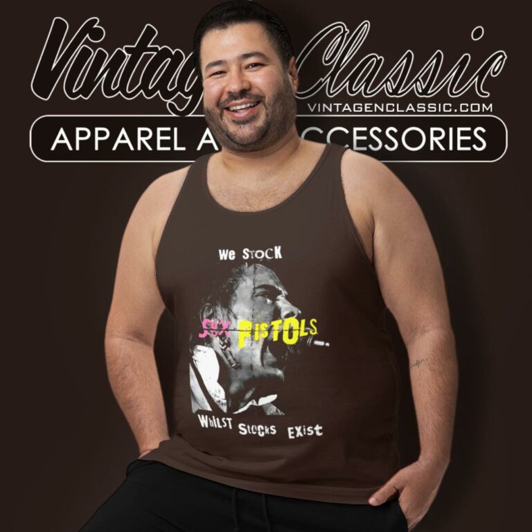 Sex Pistols Whilst Stocks Exist Tank Top Racerback Sex Pistols Whilst Stocks Exist Tank Top Racerback