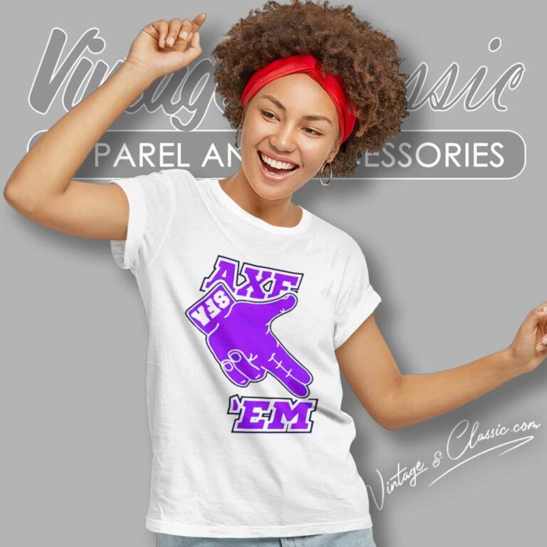 Sfa Axe Em Logo Lumberjack Football Raise Women TShirt Sfa Axe Em Logo Lumberjack Football Raise Women TShirt