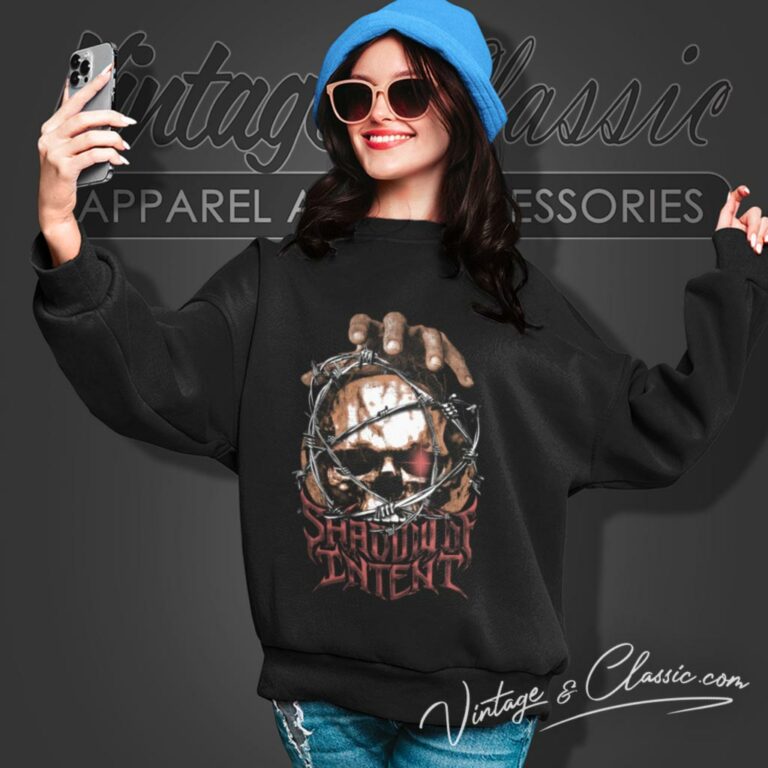 Shadow Of Intent Shirt Barbed Skull Sweatshirt Shadow Of Intent Shirt Barbed Skull Sweatshirt