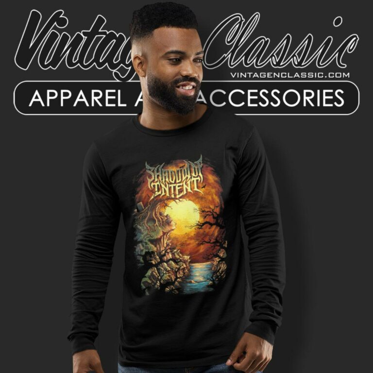 Shadow Of Intent Shirt Dark Landscape Long Sleeve Tee Shadow Of Intent Shirt Dark Landscape Long Sleeve Tee