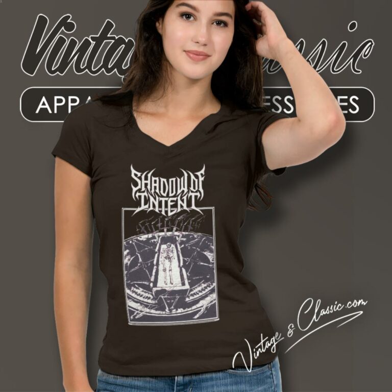 Shadow Of Intent Shirt Genocidal Sacrifice V Neck TShirt Shadow Of Intent Shirt Genocidal Sacrifice V Neck TShirt