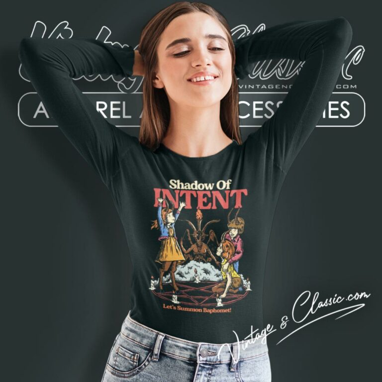 Shadow Of Intent Shirt Lets Summon Baphomet Long Sleeve Tee Shadow Of Intent Shirt Lets Summon Baphomet Long Sleeve Tee