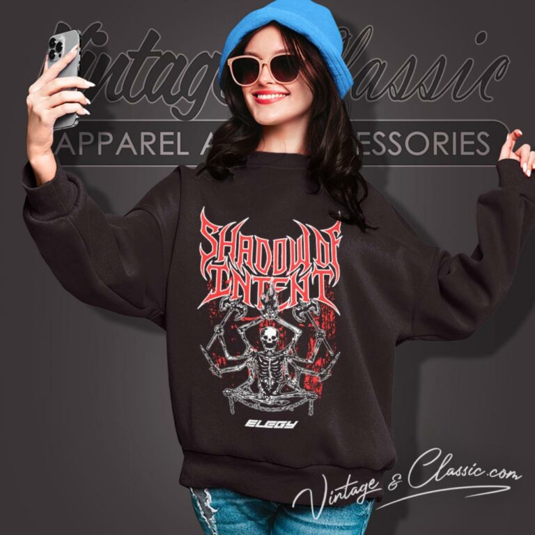 Shadow Of Intent Shirt Red Skeleton Sweatshirt Shadow Of Intent Shirt Red Skeleton Sweatshirt