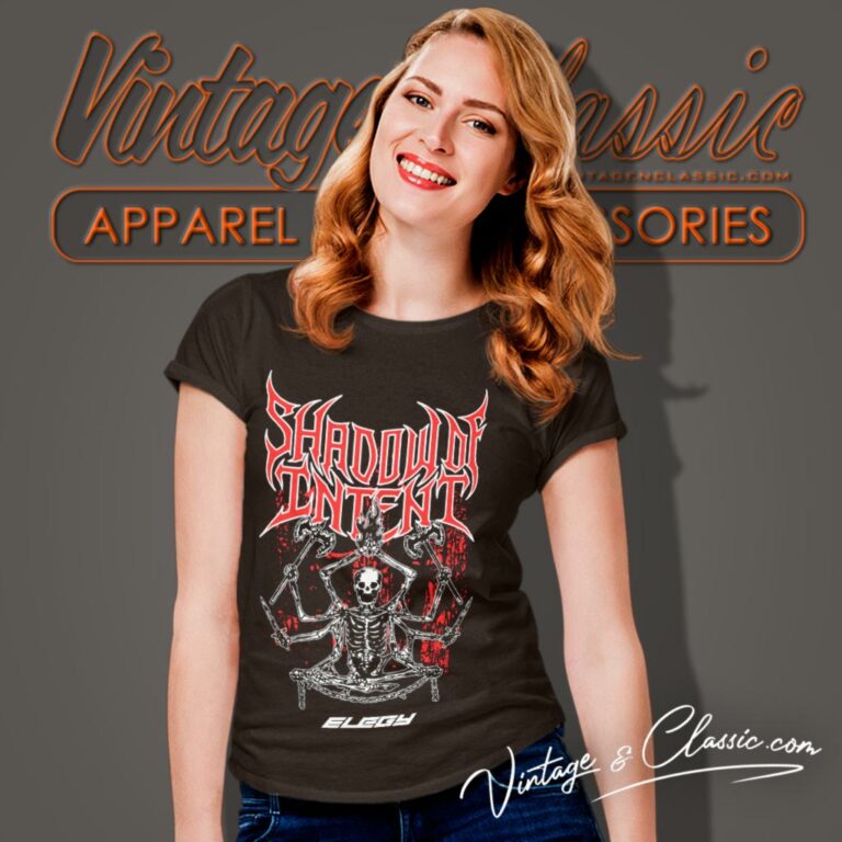 Shadow Of Intent Shirt Red Skeleton Women T Shirt Shadow Of Intent Shirt Red Skeleton Women T Shirt