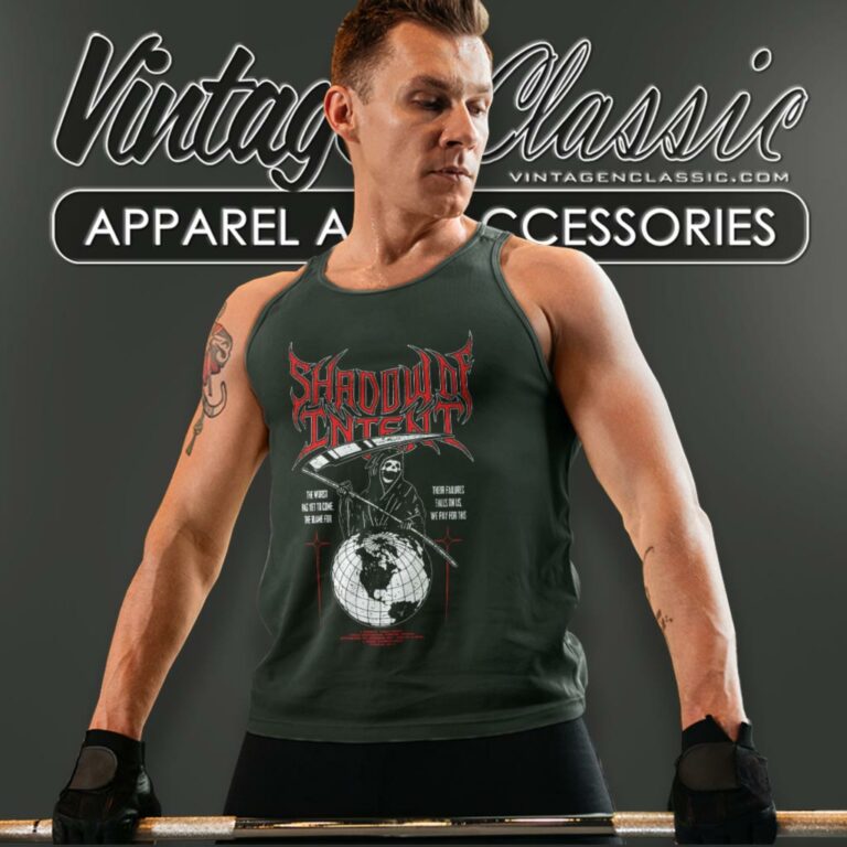 Shadow Of Intent Shirt World Reaper Tank Top Racerback Shadow Of Intent Shirt World Reaper Tank Top Racerback