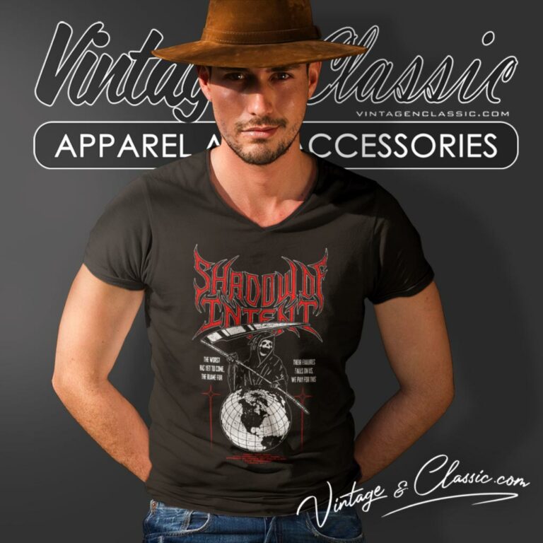 Shadow Of Intent Shirt World Reaper V Neck TShirt Shadow Of Intent Shirt World Reaper V Neck TShirt