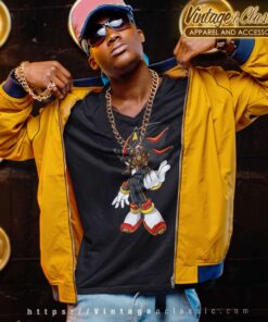 Shadow The Hedgehog From Sonic V Neck TShirt