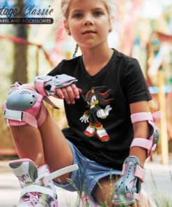 Shadow The Hedgehog From Sonic kids Vneck