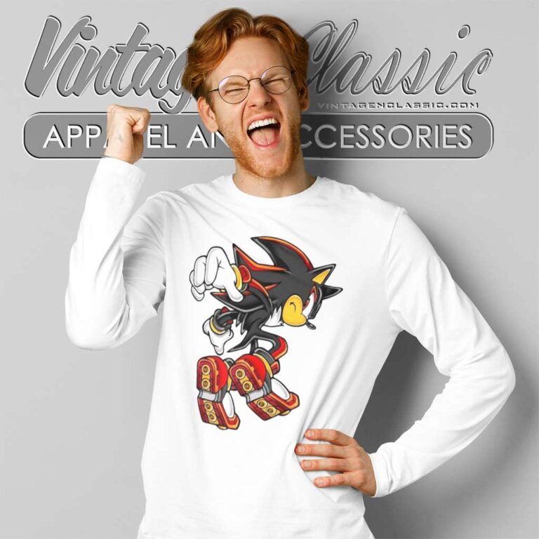 Shadow The Hedgehog Long Sleeve Tee Shadow The Hedgehog Long Sleeve Tee