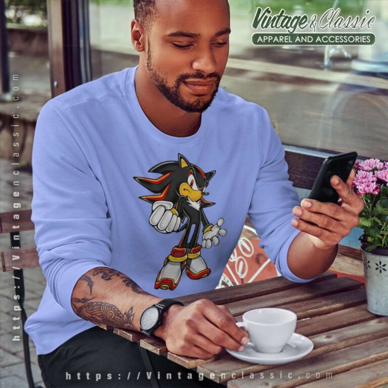 Shadow The Hedgehog Sonic Sweatshirt Shadow The Hedgehog Sonic Sweatshirt