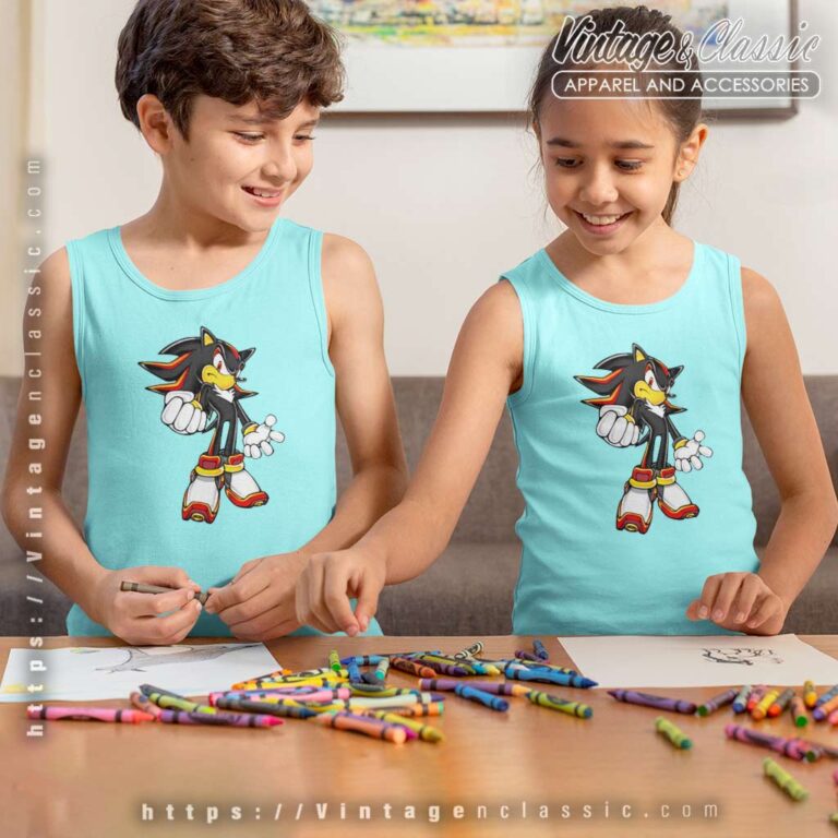 Shadow The Hedgehog Sonic kids Tanktop Shadow The Hedgehog Sonic kids Tanktop