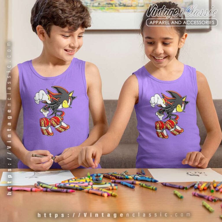 Shadow The Hedgehog kids Tanktop Shadow The Hedgehog kids Tanktop