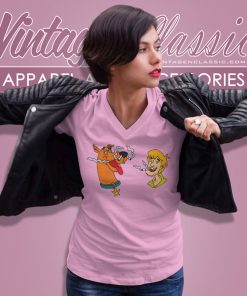 Shaggy And Scoobydoo V Neck TShirt