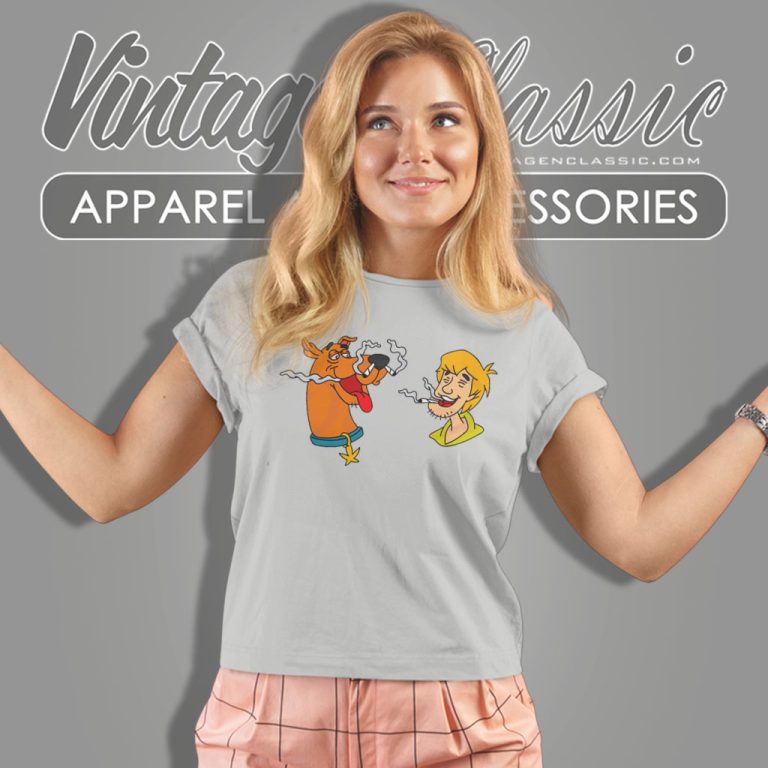 Shaggy And Scoobydoo Women T Shirt Shaggy And Scoobydoo Women T Shirt