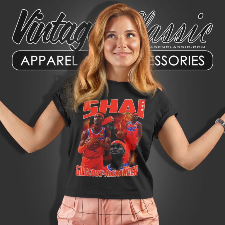 Shai Gilgeous Alexander Graphic Tee Design Women T Shirt Shai Gilgeous Alexander Graphic Tee Design Women T Shirt