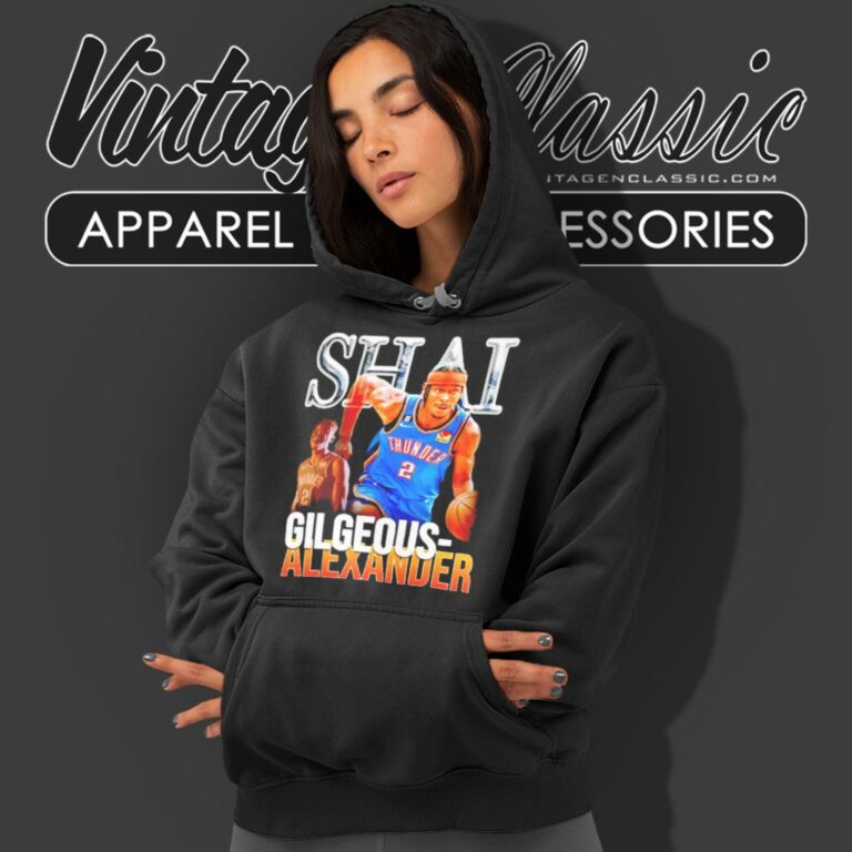 Shai Gilgeous Alexander Oklahoma City Thunder Hoodie Shai Gilgeous Alexander Oklahoma City Thunder Hoodie