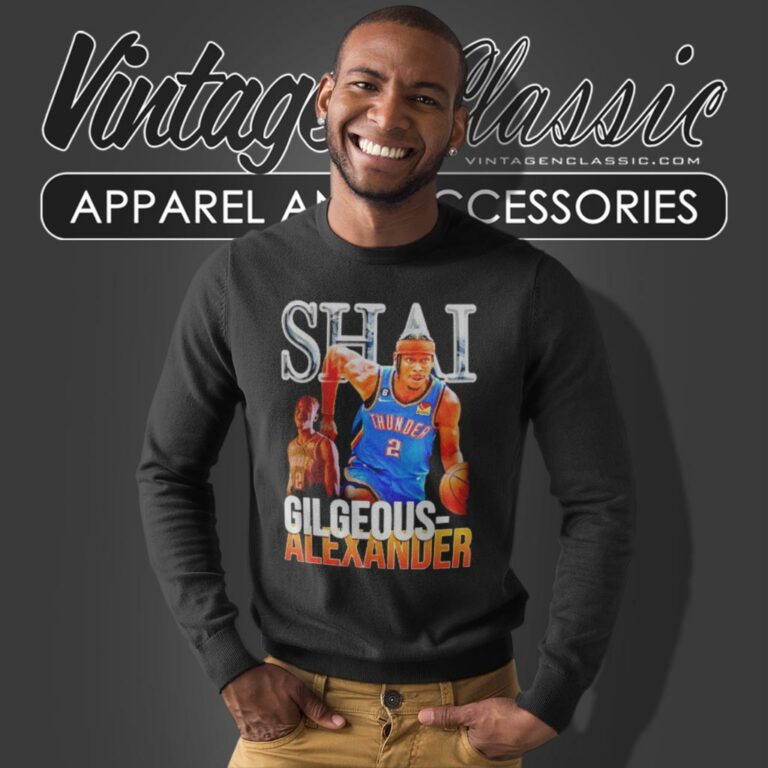 Shai Gilgeous Alexander Oklahoma City Thunder Sweatshirt Shai Gilgeous Alexander Oklahoma City Thunder Sweatshirt