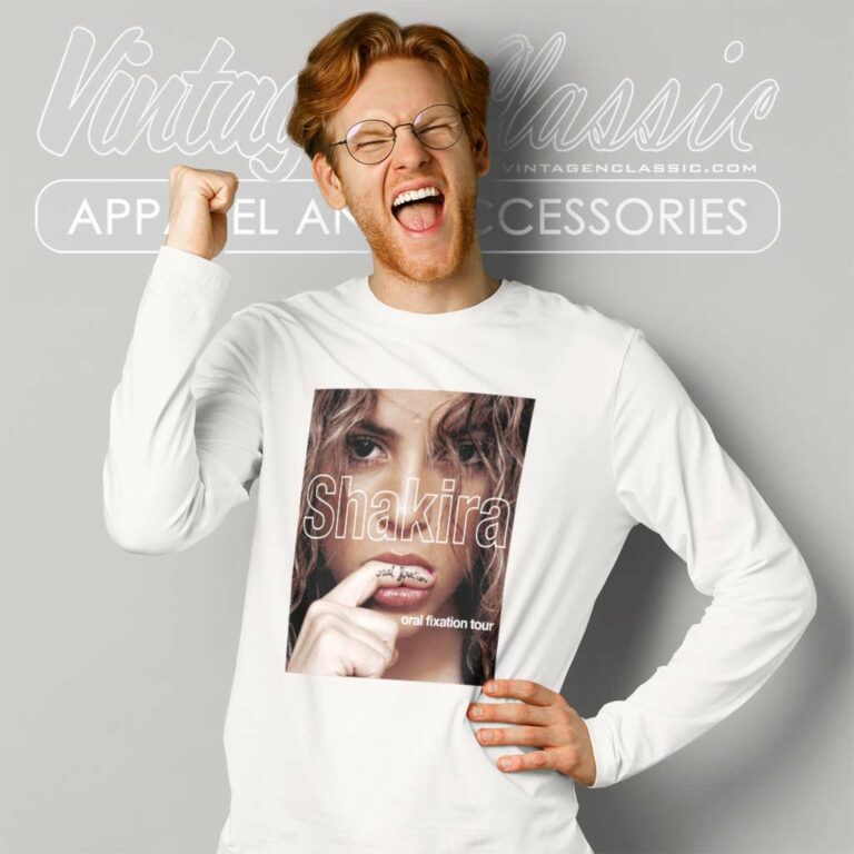 Shakira Oral Fixation Tour Long Sleeve Tee Shakira Oral Fixation Tour Long Sleeve Tee