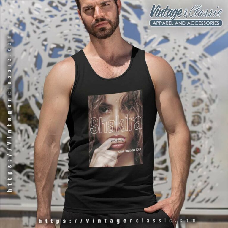 Shakira Oral Fixation Tour Tank Top Racerback Shakira Oral Fixation Tour Tank Top Racerback