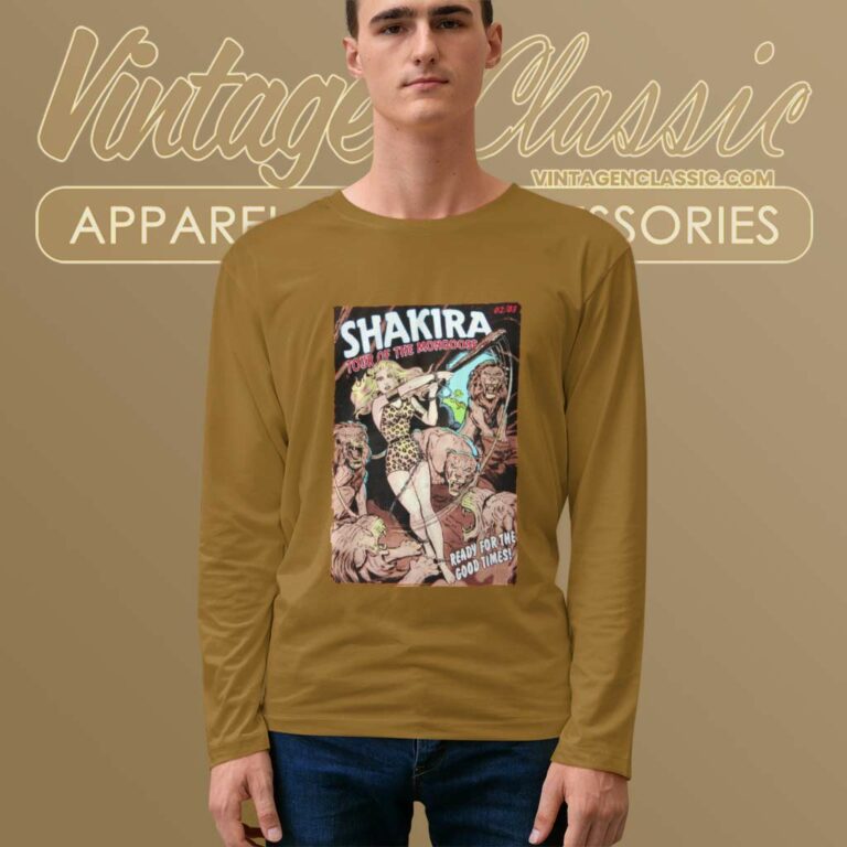 Shakira Shirt Tour Of The Mongoose Long Sleeve Tee Shakira Shirt Tour Of The Mongoose Long Sleeve Tee