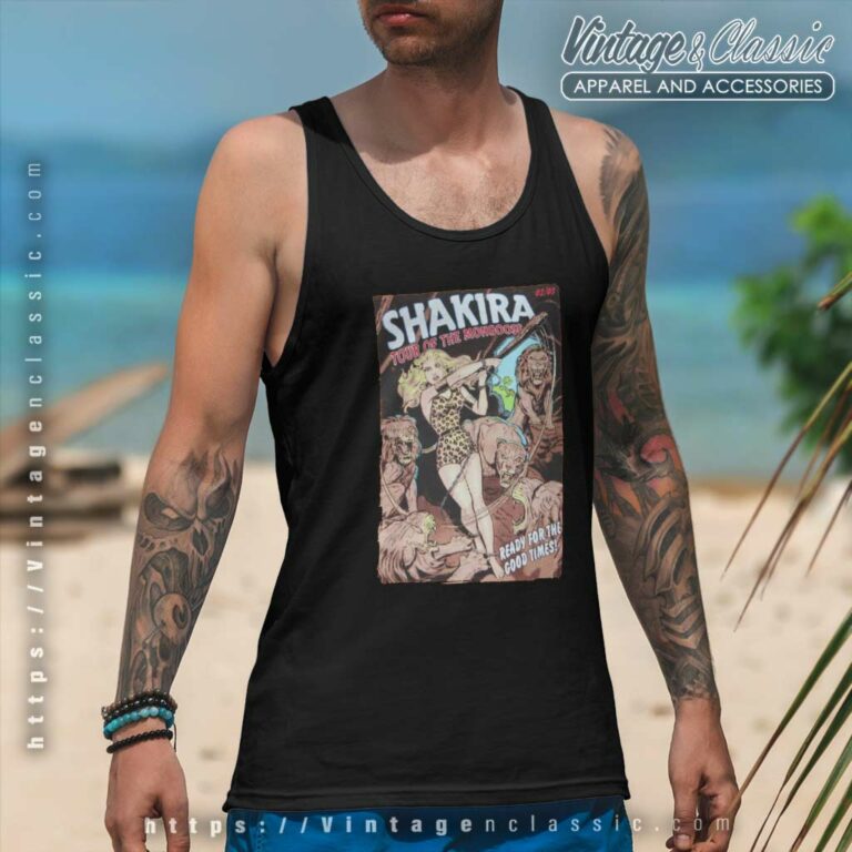 Shakira Shirt Tour Of The Mongoose Tank Top Racerback Shakira Shirt Tour Of The Mongoose Tank Top Racerback