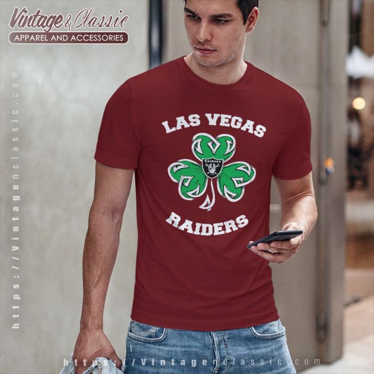 Shamrock Football St Patricks Day Las Vegas Raiders T Shirt Shamrock Football St Patricks Day Las Vegas Raiders T Shirt