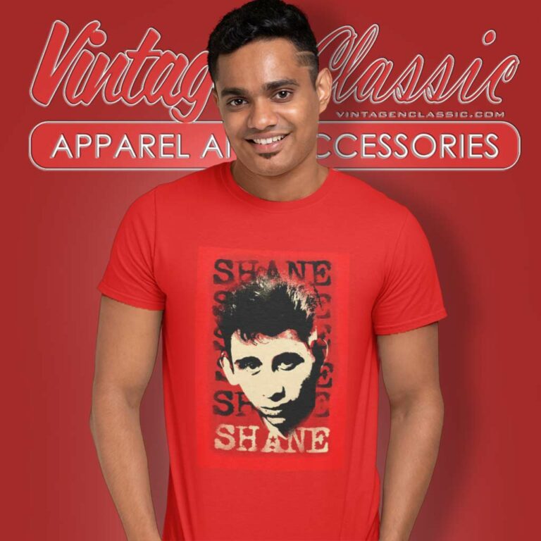 Shane Macgowan Red T Shirt Shane Macgowan Red T Shirt