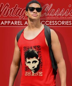 Shane Macgowan Red Tank Top Racerback