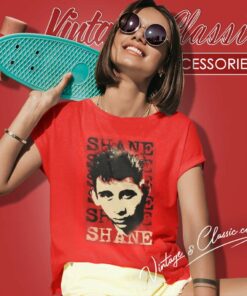 Shane Macgowan Red Women TShirt