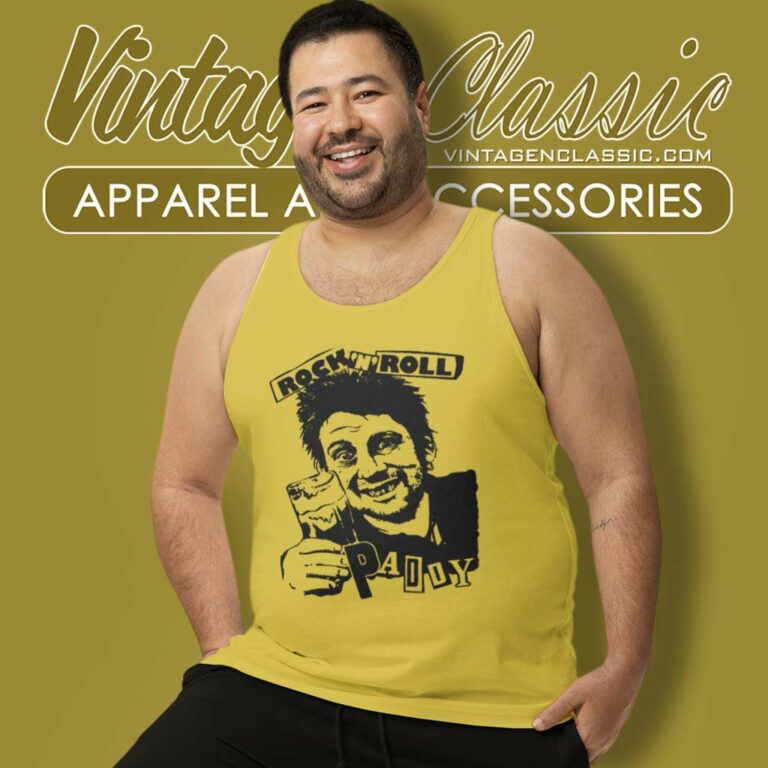 Shane Macgowan Rock N Roll Paddy Tank Top Racerback Shane Macgowan Rock N Roll Paddy Tank Top Racerback