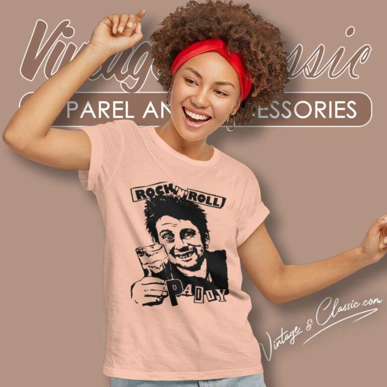 Shane Macgowan Rock N Roll Paddy Women TShirt Shane Macgowan Rock N Roll Paddy Women TShirt