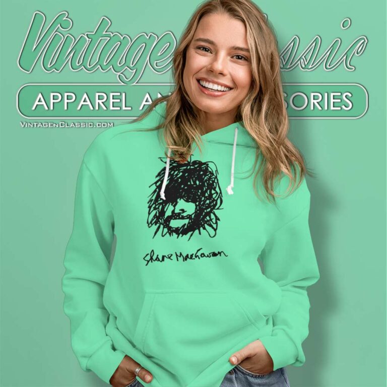 Shane Macgowan Self Portrait Hoodie Shane Macgowan Self Portrait Hoodie