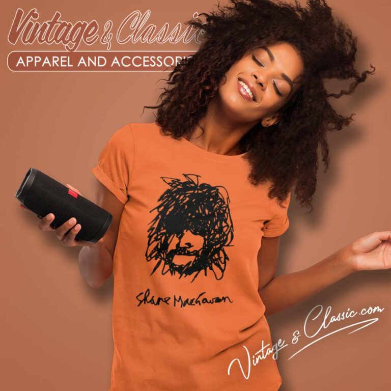 Shane Macgowan Self Portrait Women TShirt Shane Macgowan Self Portrait Women TShirt