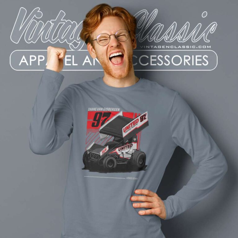 Shane Van Gisbergen Locked Down United X Svg Race Long Sleeve Tee Shane Van Gisbergen Locked Down United X Svg Race Long Sleeve Tee