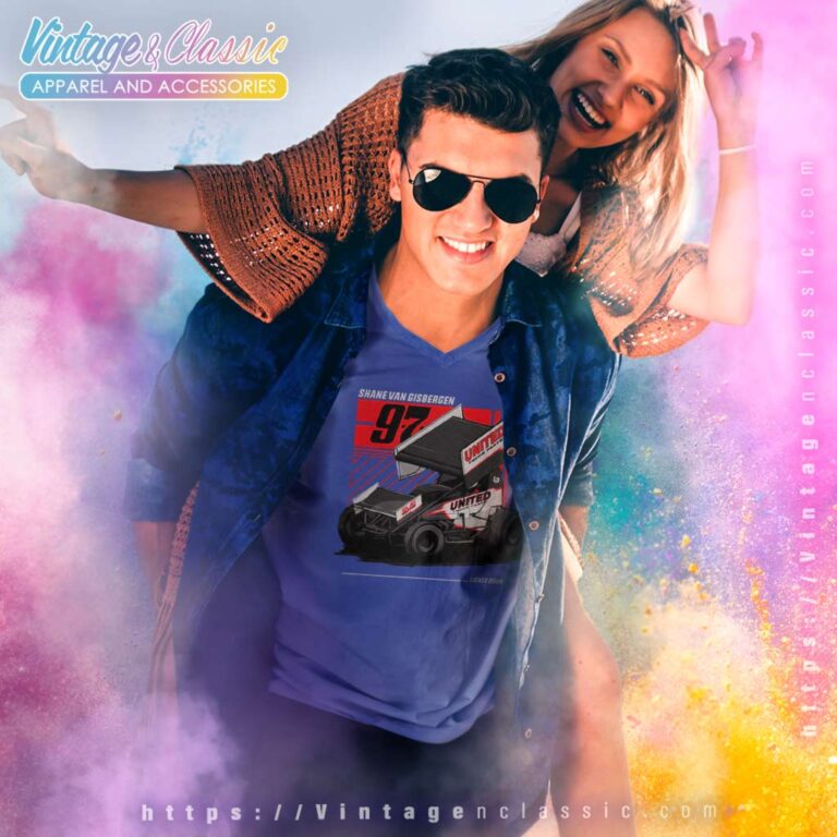 Shane Van Gisbergen Locked Down United X Svg Race V Neck TShirt Shane Van Gisbergen Locked Down United X Svg Race V Neck TShirt