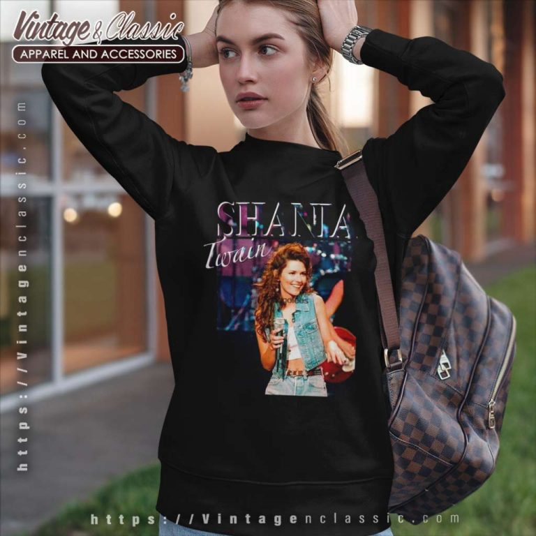 Shania Canadian Singer Concert Poster Sweatshirt Shania Canadian Singer Concert Poster Sweatshirt