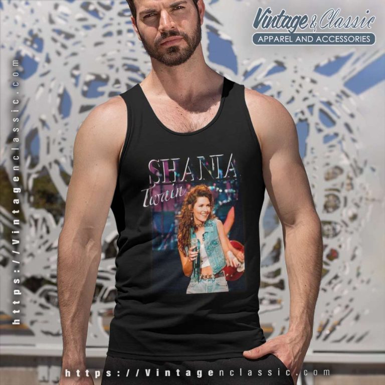 Shania Canadian Singer Concert Poster Tank Top Racerback Shania Canadian Singer Concert Poster Tank Top Racerback