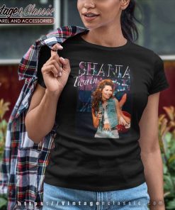 Shania Canadian Singer Concert Poster Shirt 5 Shania Canadian Singer Concert Poster Women TShirt