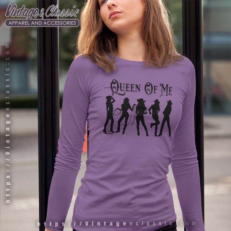 Shania Tour Cowgirl Shirt Queen Of Me Spokane Arena Long Sleeve Tee Shania Tour Cowgirl Shirt Queen Of Me Spokane Arena Long Sleeve Tee
